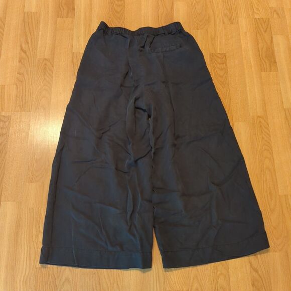 YFB Young Fabulous Broke Pants Womens Medium Blue Wide Leg Baggy Flowy Pockets - Picture 4 of 8